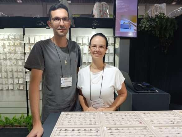 Celso Menin e Rafaela Baldissera representam a FinaDelicata no evento.