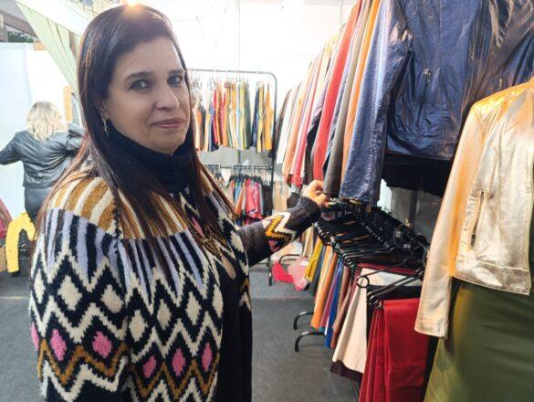 Patrícia Pinto Reginini veio de Vacaria para prestigiar o evento (Foto: Karine Bergozza)